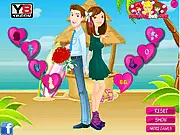 Play Dreamy Honeymoon Dress Up free online, young couple honeymoon tour game, style the bride for her romantic trip