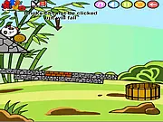 Play Two Bears in a Barrel free online, cute challenging puzzle game, drop the two little bears into the barrel, free physics game