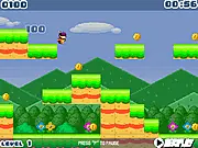 Play Ank Coin free online platformer game, collect coins and avoid spiked obstacles and enemies.