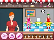 Play Trendy Haircuts free online hairstyling game, girl getting a colorful trendy new haircut and makeover in a beauty salon.