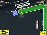 Play Airport Bus Parking free online, drive passenger bus on tarmac, precision parking simulator game, free driving game