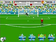 Play Euro 2012 Free Kick online, a free soccer game where you control the swerve and power of your shots to score goals and win the championship.