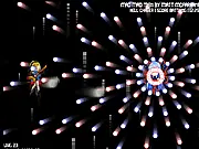 Beat Chaser 2 gameplay screenshot, playing free rhythm bullet hell game online, music affects motion of bullets, PlayArcadeHub