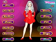 Beautiful Ani character in a new outfit, Ani Beauty Dressup online game screenshot, play free dress up game on PlayArcadeHub