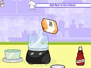 Play Candy Bar Cheesecake free online, a detailed cooking game where you bake a rich cheesecake with candy bars inside.