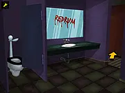 Burglar Hunt free online action game screenshot, detective searching a dark art gallery for a thief, thrilling suspense game on PlayArcadeHub