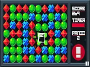 Screenshot of Squared online puzzle game showing various shapes on a grid