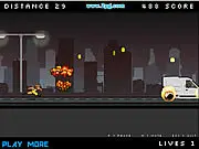 Ultimate Escape running game character dodging multiple enemy soldiers and aiming to avoid a targeted missile strike