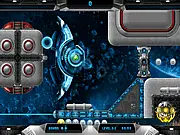Bomb Runner free online game, pinball minigolf maze in space, play physics puzzle game