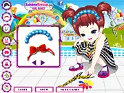 Chalk Drawing Lovely Kids free online dress-up and fashion game