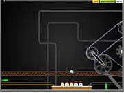 Lost Fluid free online puzzle game, sci-fi crash landing on a lonely planet