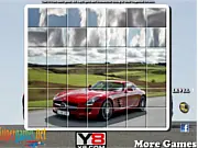 Solving the Mercedes SLS Spin Puzzle by rotating square tiles of the sports car picture