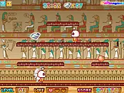 Puppy Diamond Adventure free online game, help the puppy collect diamonds, platformer game with bunnies and ghosts