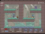 Evil Forest action RPG free online game, randomly generated levels, fight evil creatures and bosses, collect over 60 items
