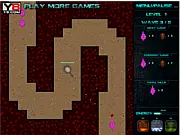 Gameplay screenshot of Bunker Defense: Swarm of the Infected, showing a military bunker defending against a large horde of infected mutants.