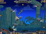 Kamikaze Pigs free online game, destroy pigs with chain reactions, physics puzzle game, upgrade your pigs