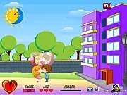 Feel Up Kiss online game screenshot, cute couple kissing, hidden kissing time-based game, free romance game on PlayArcadeHub