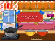 Emily's Ice Cream Mix cooking game interface showing ingredients for decorating ice cream.