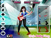 Pop Star Girl Dress Up free online game image | Style the celebrity with glamourous clothes and makeup on PlayArcadeHub