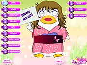 Screenshot of Elizabeth's Covert Mission, showing a cute pet dressed in spy gear and a disguise for a secret mission, available on PlayArcadeHub