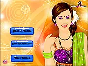 Indian Style Makeover free online dress up game. Decorate a model with traditional clothes, jewelry, and makeup in beautiful Indian style.