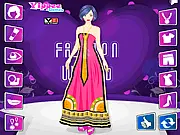 Fashion Beauty Dress Up free online game image | Style model with clothes and makeup on PlayArcadeHub