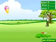Ben 10 Balloon Hunter free online game where the hero uses a bow and arrow to shoot balloons