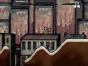 Bicycle 2 Physical Bike Race free online game, physics-based cycling game, controlling gravity center on a bike track