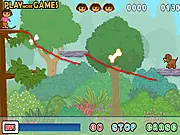 Dora Save the Dog free online game screenshot, Dora the Explorer, line drawing physics puzzle