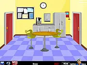 Break Room Escape game screenshot, finding hidden objects in an office, free point and click puzzle game on PlayArcadeHub