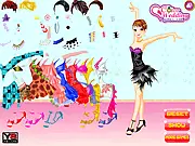 Play Cha Cha Dancer free dress up game online, help dancer choose performance suit, Latin dance fashion