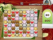Toy's Land free online Match 3 puzzle game screenshot, showing a grid of colorful toy blocks ready to be matched, PlayArcadeHub casual game.