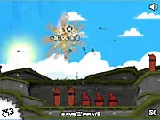 Play Ground Fire free online action defense game - Shoot falling asteroids