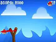 Angry Bords free online game destroy enemy robots physics puzzle on PlayArcadeHub