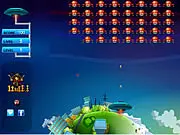 Play Shoot the Aliens free online arcade shooter game; defending Earth from alien invaders