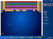 Arkanoid Classic online brick breaker game with paddle and ball, free to play on PlayArcadeHub