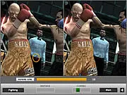 Boxing Fighting Difference free online puzzle game with boxers in the ring