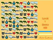 Animal Swap Match 3 free online puzzle game screenshot with colorful animals