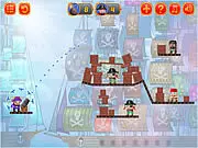 Gung Ho Pirates free online cannon puzzle game physics shooter on PlayArcadeHub