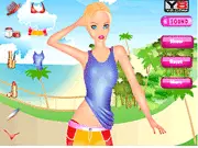 Jessica's Photo Shoot free online dress up game screenshot, styling a top model for a magazine cover on PlayArcadeHub