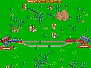 Play Railway Valley Missions free online train puzzle game, managing colored track switches to guide trains to stations