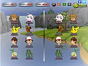 Superheroes Mirror Match online puzzle game screenshot showing a superhero image and options for its mirror match