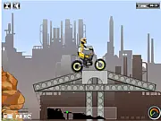 Moto Trial Fest 3 online game screenshot, motorcycle trial racing game with upgrades and improved physics on PlayArcadeHub