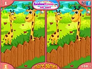 Play Zoo Animals Differences free online spot the difference game with wild animals like lions and elephants on PlayArcadeHub