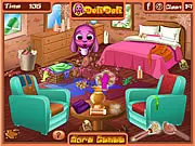 Play Toto's Weekend Cleanup free online, hidden object game with a puppy, clean up a messy house, free kids' puzzle