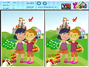 Friends Play Time free online spot the difference puzzle game