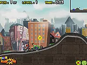 Ben 10 Vs Generator Rex Racing free online game, off-road adventurous motorcycle racing, choose favorite character
