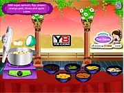 Play Ashura Cooking Game online free, making Turkish Noah's Pudding dessert