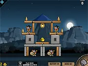 Screenshot of Siege Hero - Viking Vengeance castle puzzle game, smashing blocks, free online strategy game