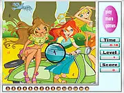 Girls and forest hidden numbers game screenshot free online hidden object puzzle